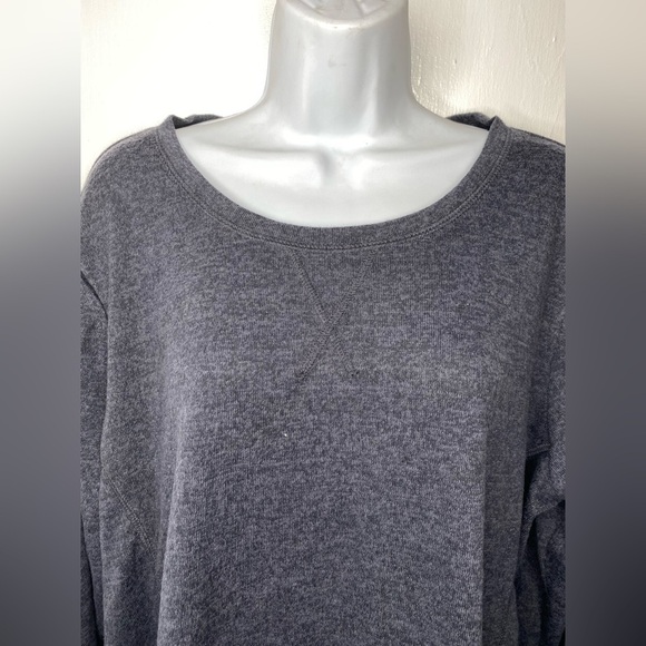PHILOSOPHY NWT Gray Women's Sweatshirt with Pouch - Picture 3 of 7